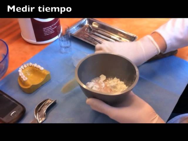 Manipulacion de Alginatos de uso Odontologico