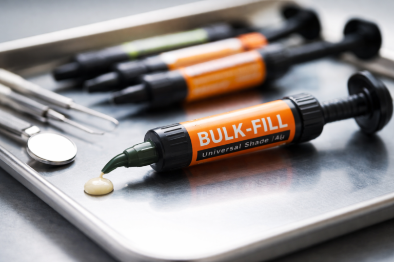 Composites bulk-fill y estética dental: evidencia reciente sobre estabilidad del color