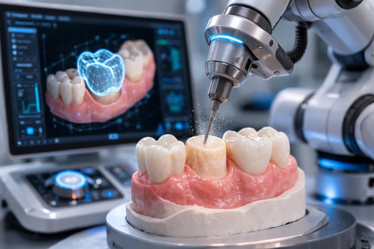Robots capaces de preparar dientes para coronas dentales