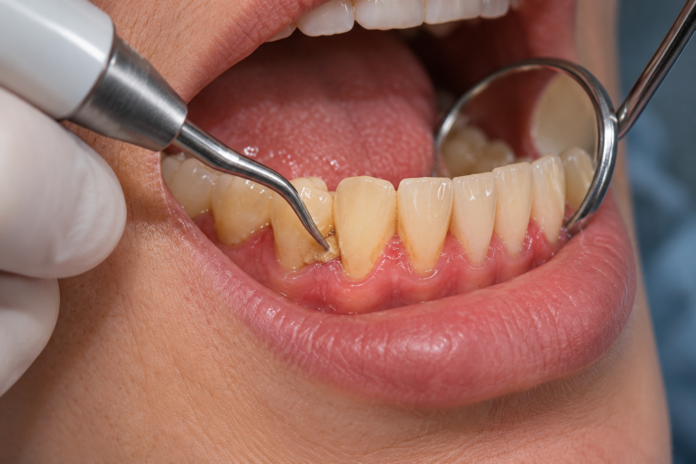 Limpieza dental con instrumentos de precisión